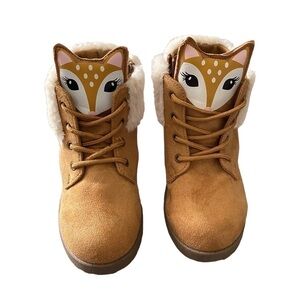 FABKIDS-DEER FACE HIKING BOOTS-SIZE 2